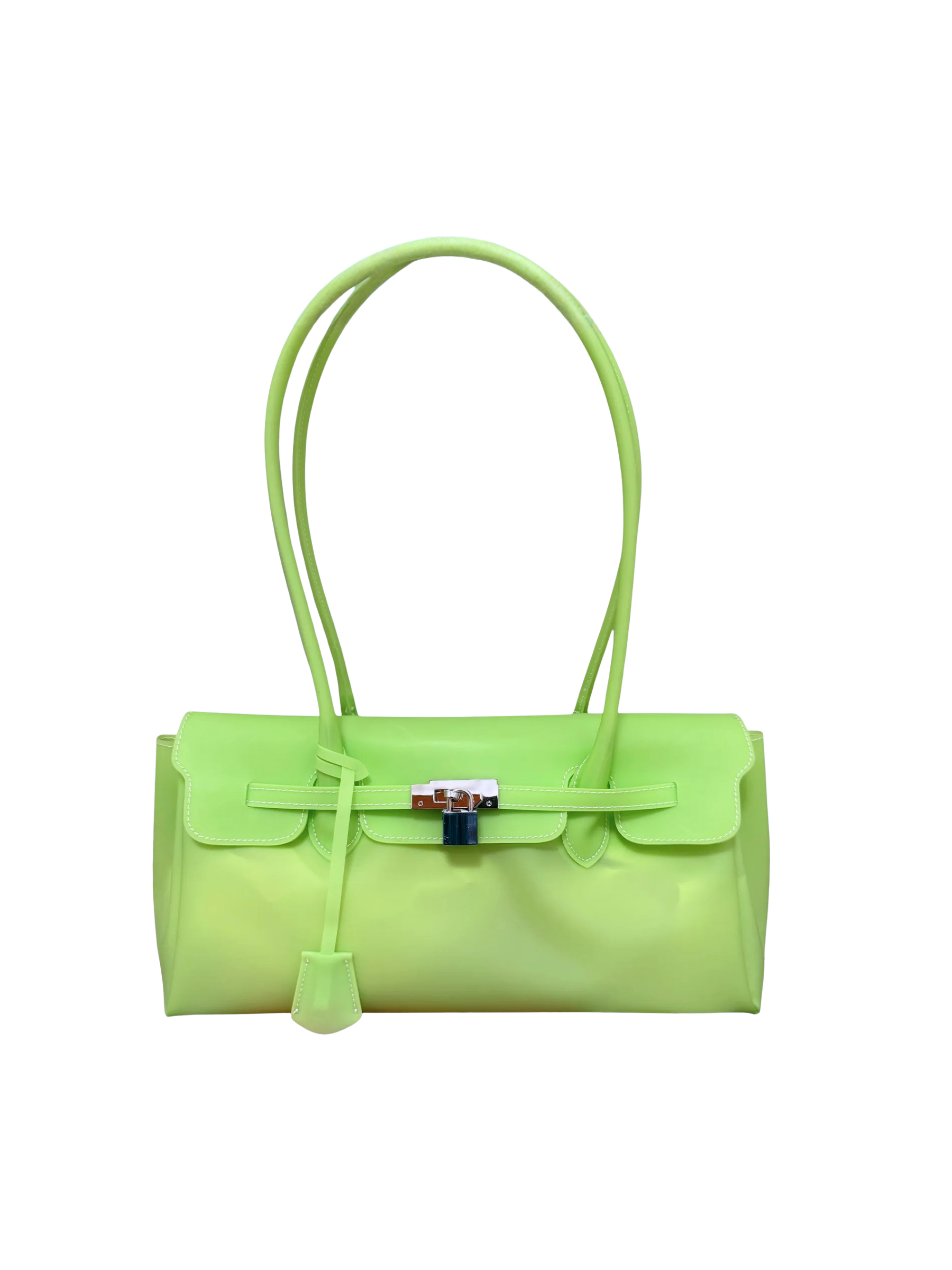 Lime Firkin Jelly Firkin 36 JPG | Elongated Jelly Shoulder Bag
