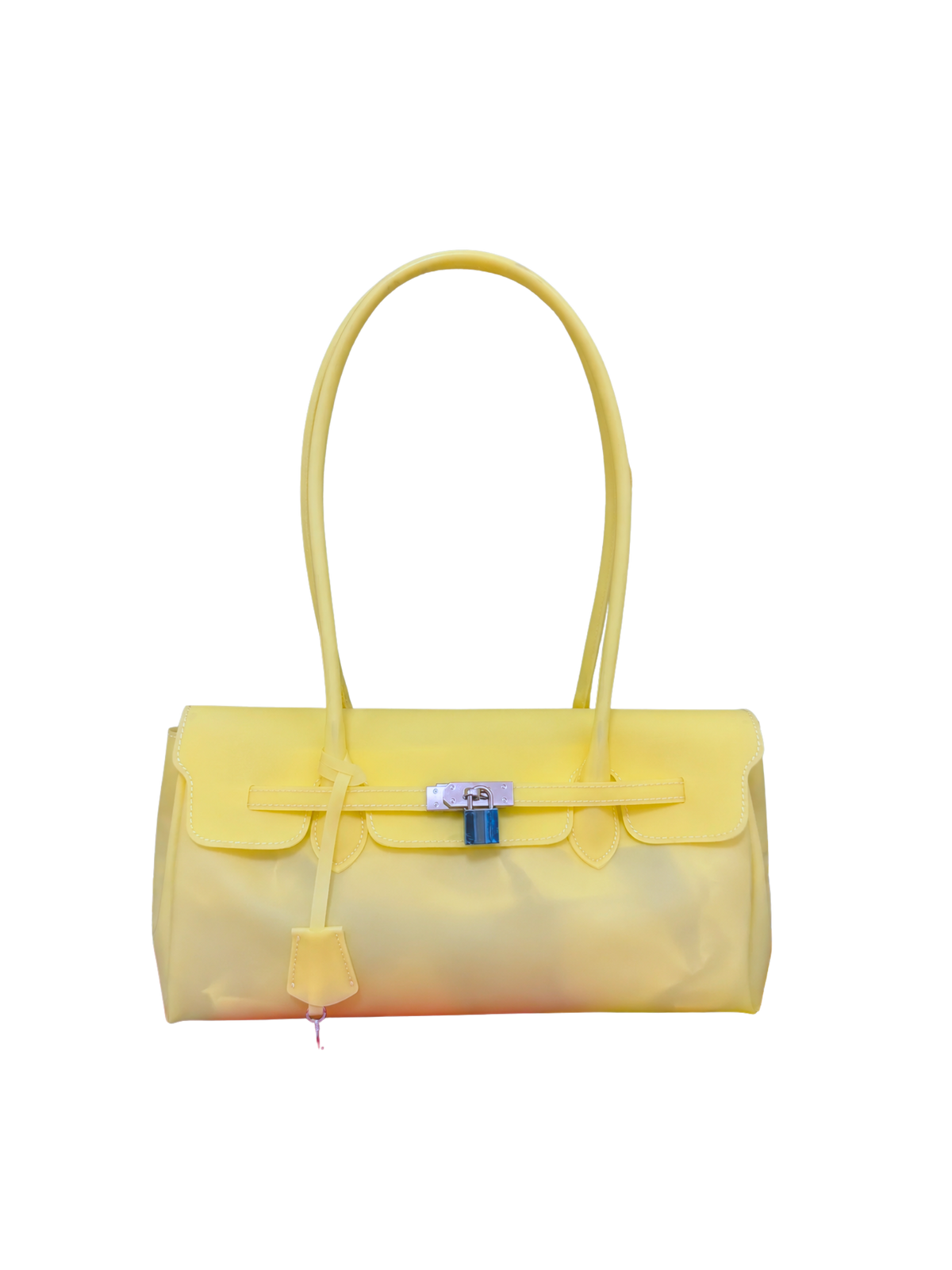 Jelly Firkin 36 JPG Shoulder Bag Butter front view on white background