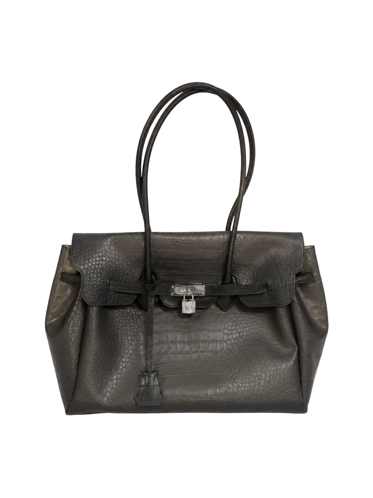 jelly firkin 36 croc Black front product view