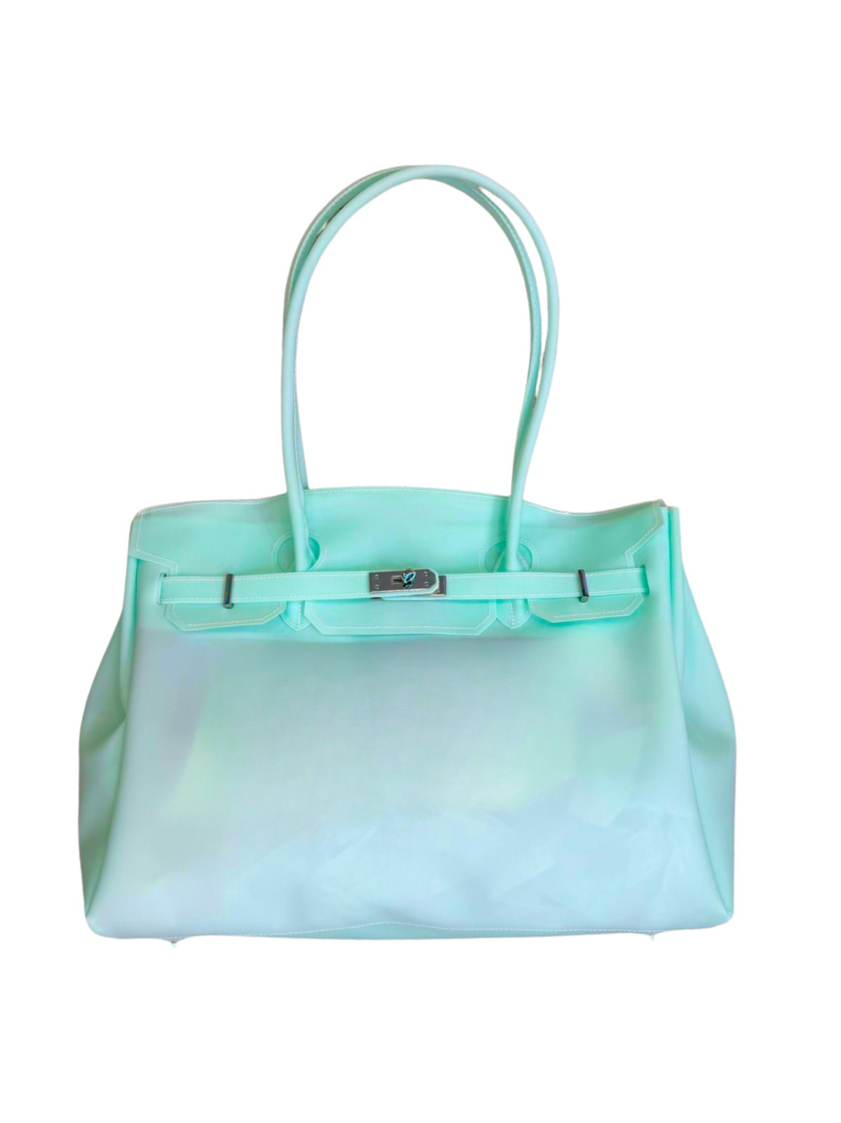 Jelly Firkin 40 Bag Classic Aqua front view on white background