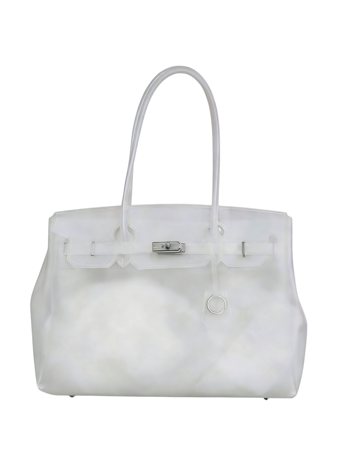 Jelly Firkin 40 TPU Bag White front view on white background