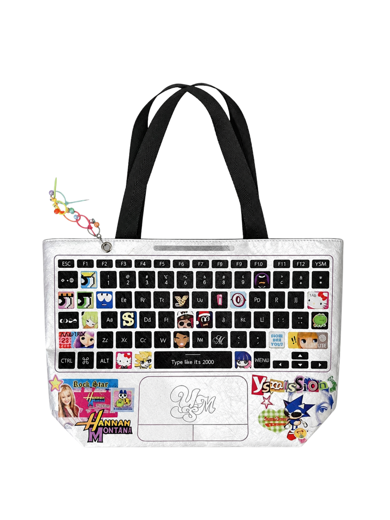2000s Laptop Collage Tote