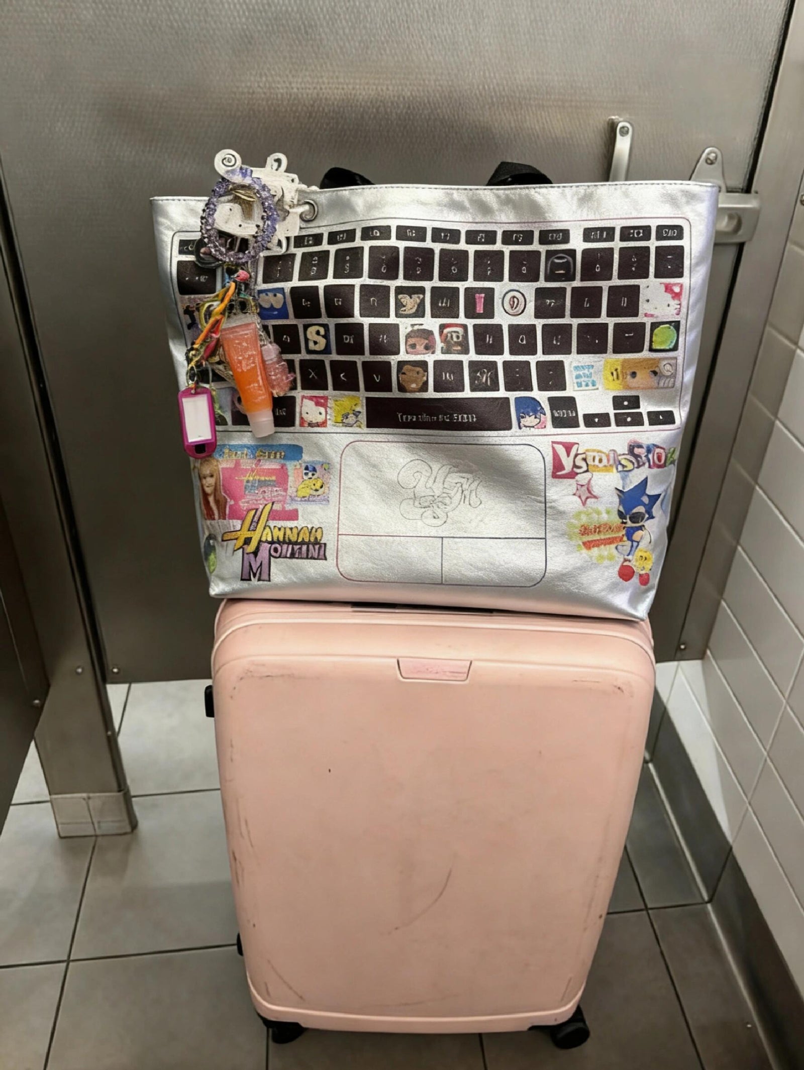 2000s Laptop Collage Tote
