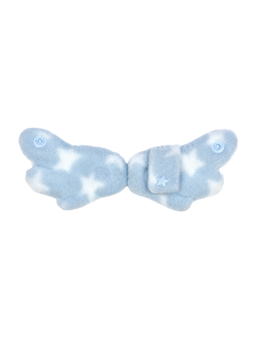 Angel Wings Cord Wrap blue star front view