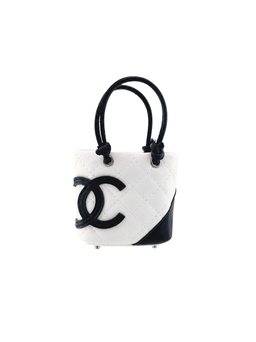 Baby Coco AirPods Case Charm White front view on white background