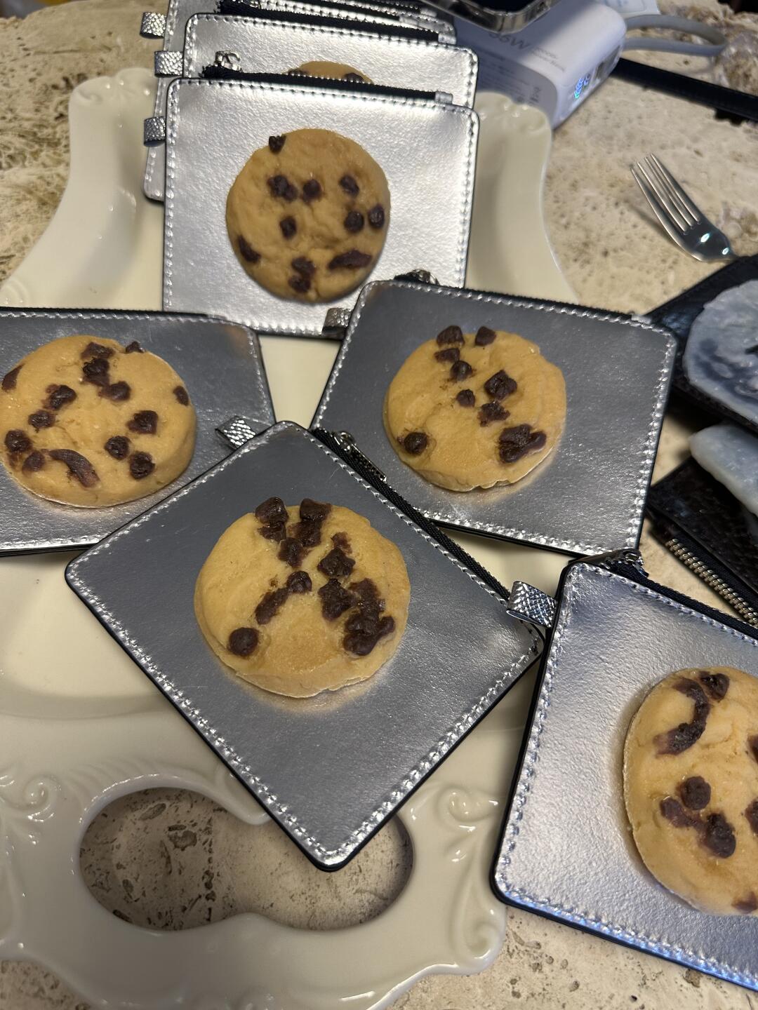 Chocolate Chip Cookie Coin Pouch