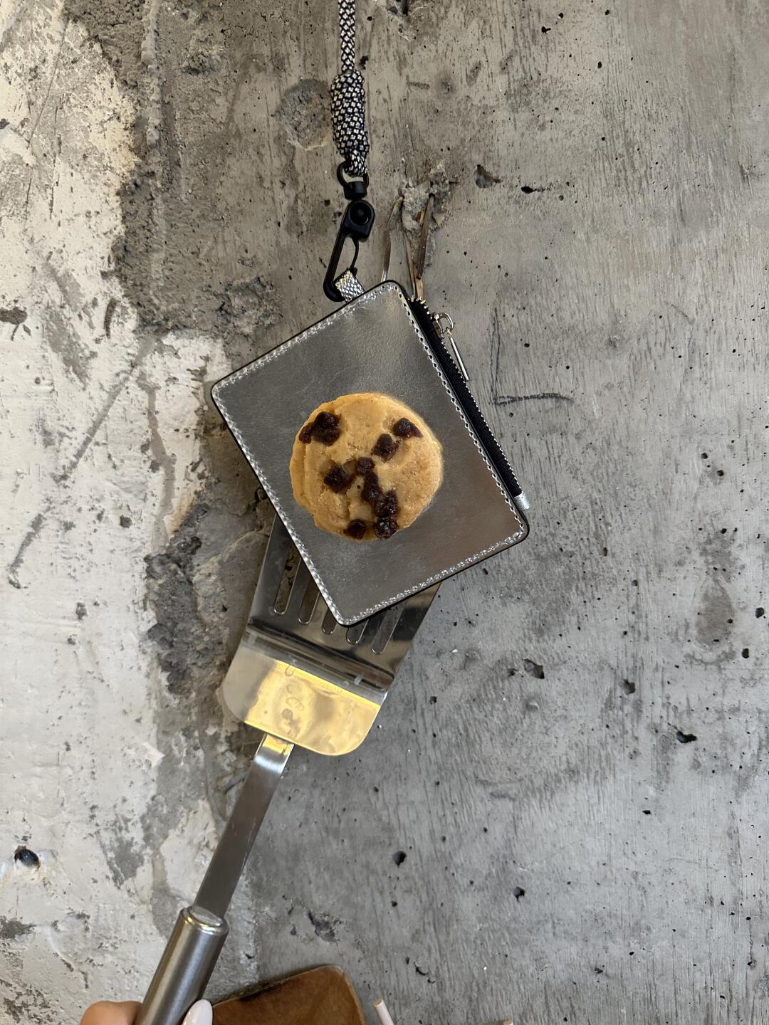 Chocolate Chip Cookie Coin Pouch