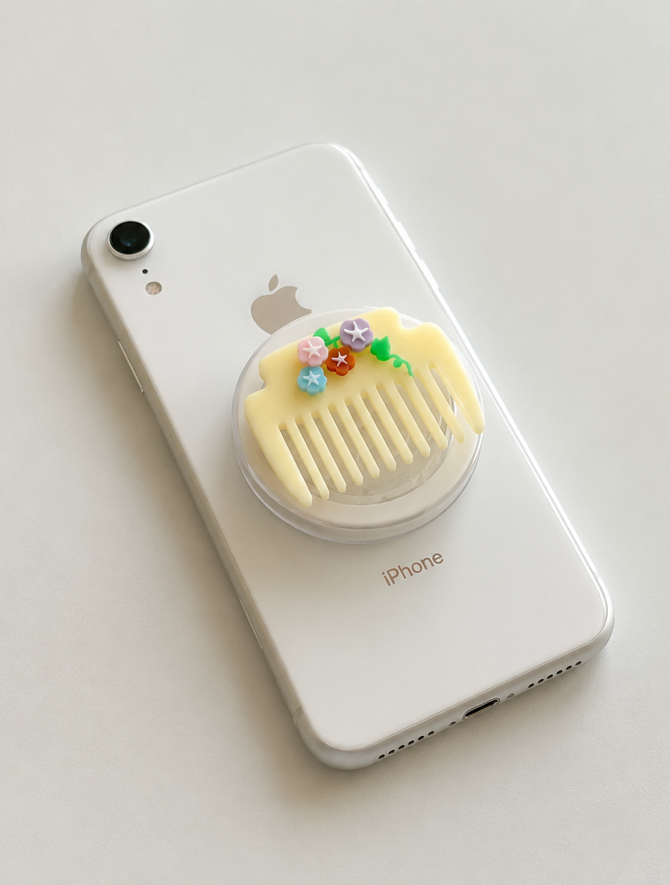 Comb Jelly MagSafe Phone Grip
