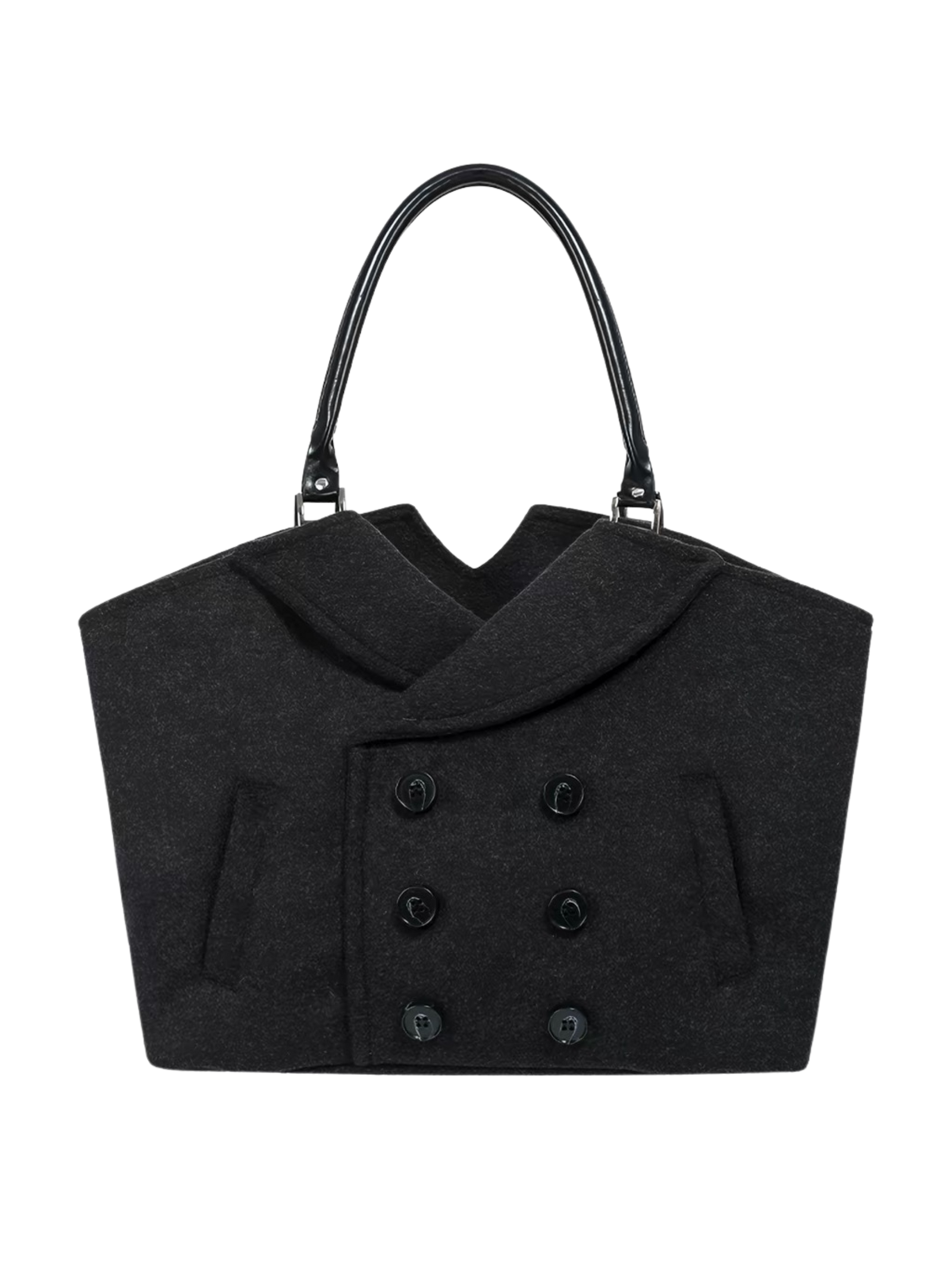 Double-Breasted Blazer Tote Bag