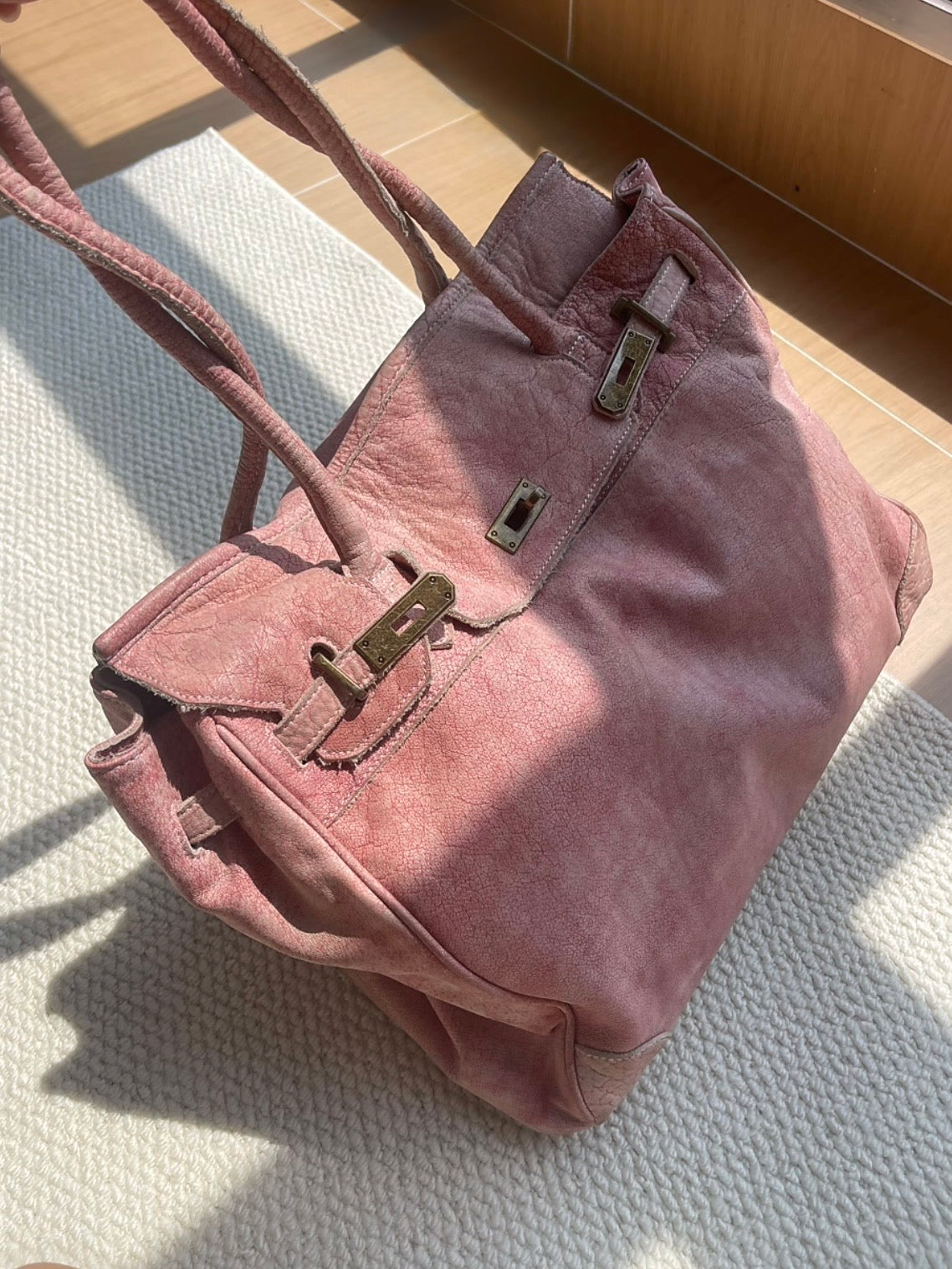 Leather Firkin 40 Bag