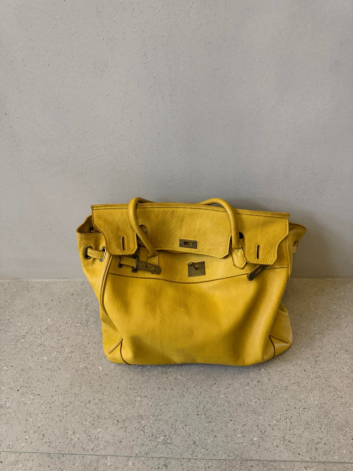 Leather Firkin 45 Bag