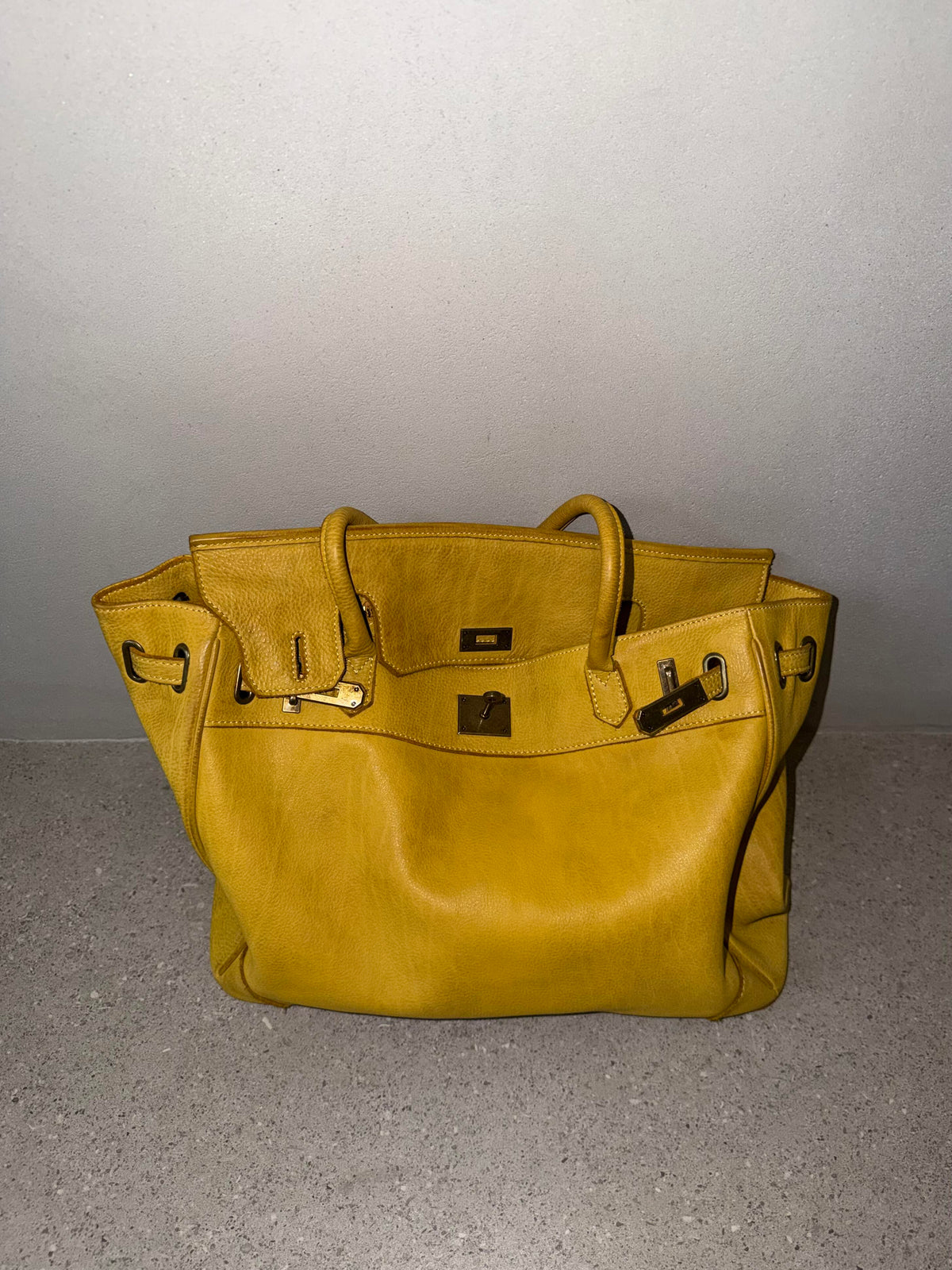 Leather Firkin 45 Bag