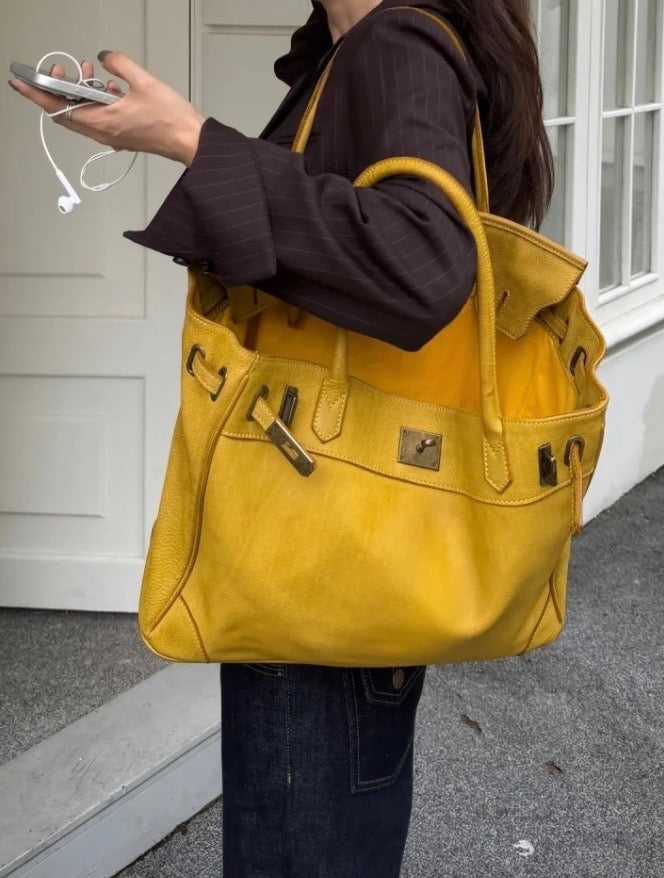 Firkin 45 Water-Dyed Leather Bag
