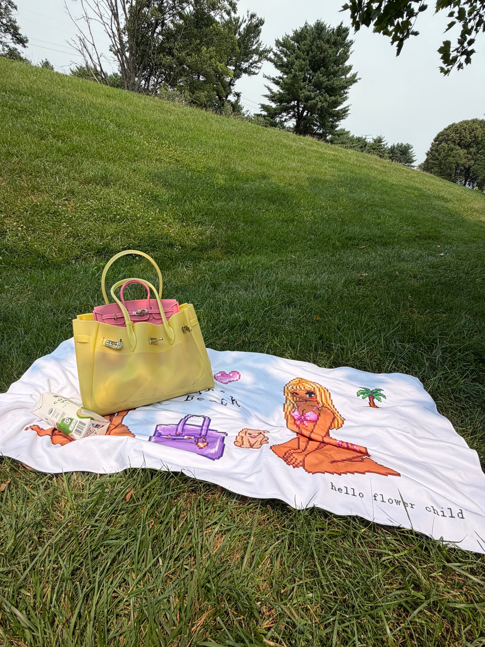 I Love The Beach Towel