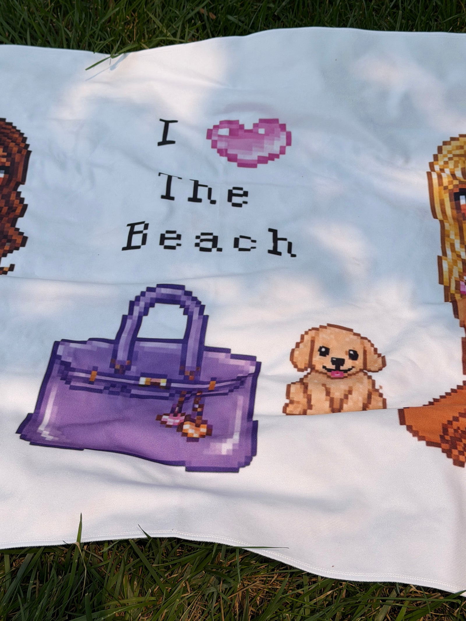 I Love The Beach Towel
