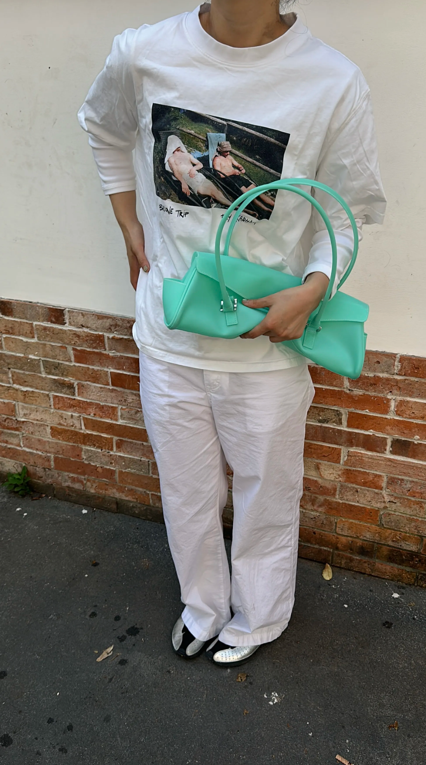 Jelly Baguette Shoulder Bag