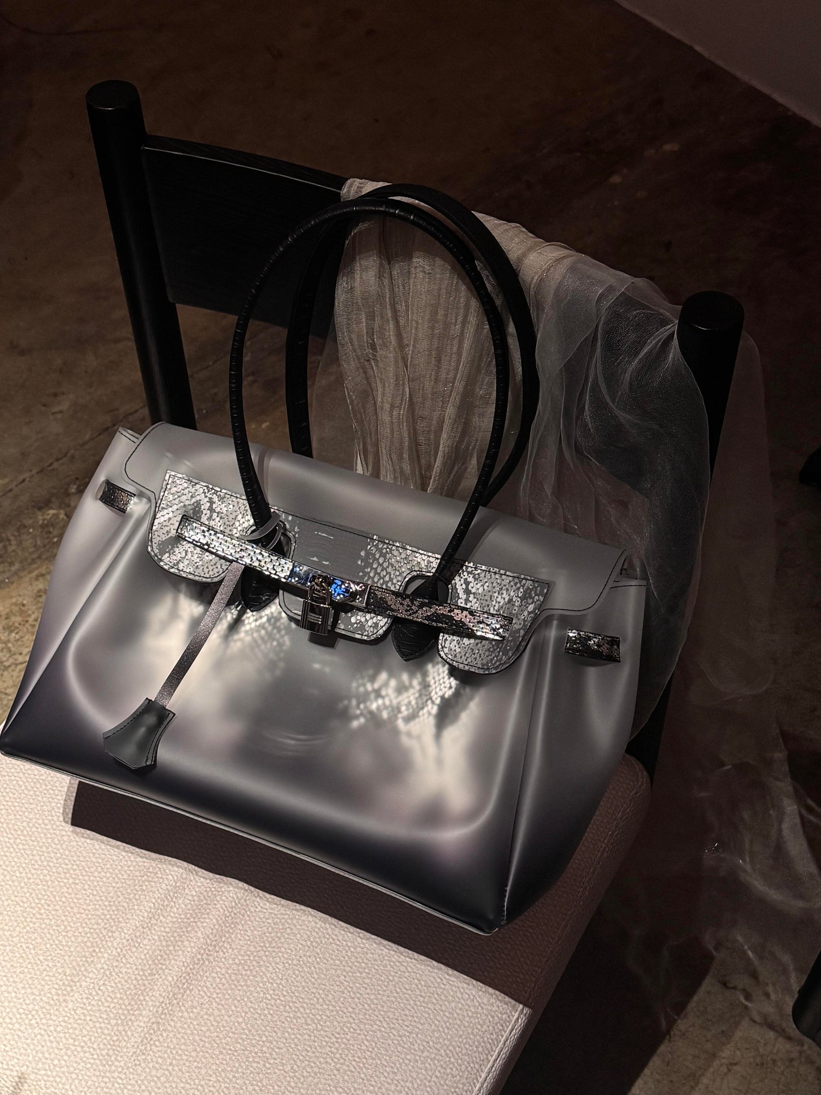 Jelly 35 Gradient Snakeskin Two Piece Bag Set