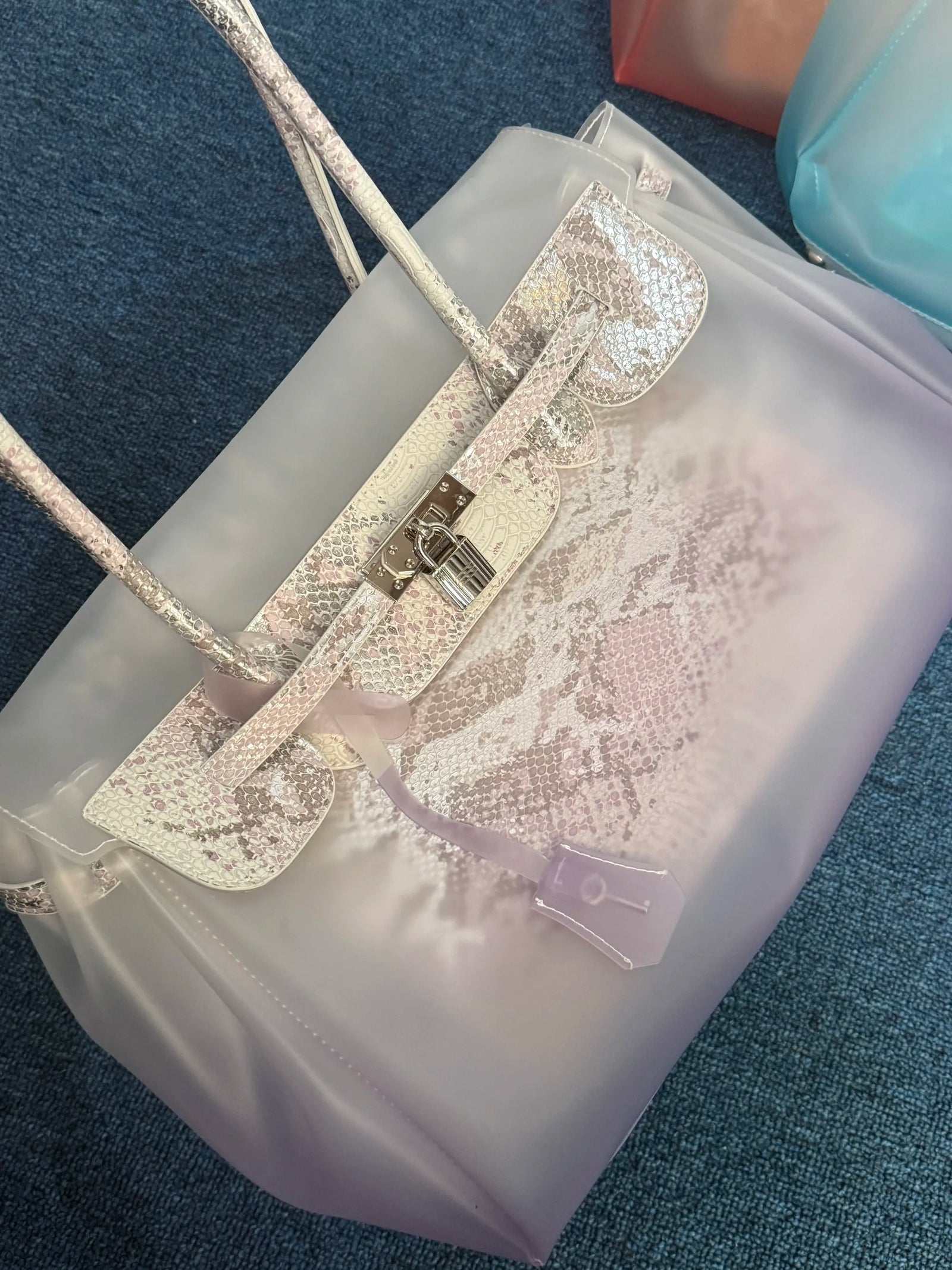Jelly 35 Gradient Snakeskin Two Piece Bag Set
