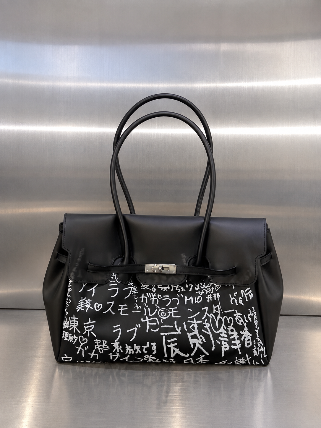 Jelly 35 Paparazzi Graffiti Bag Black detail view