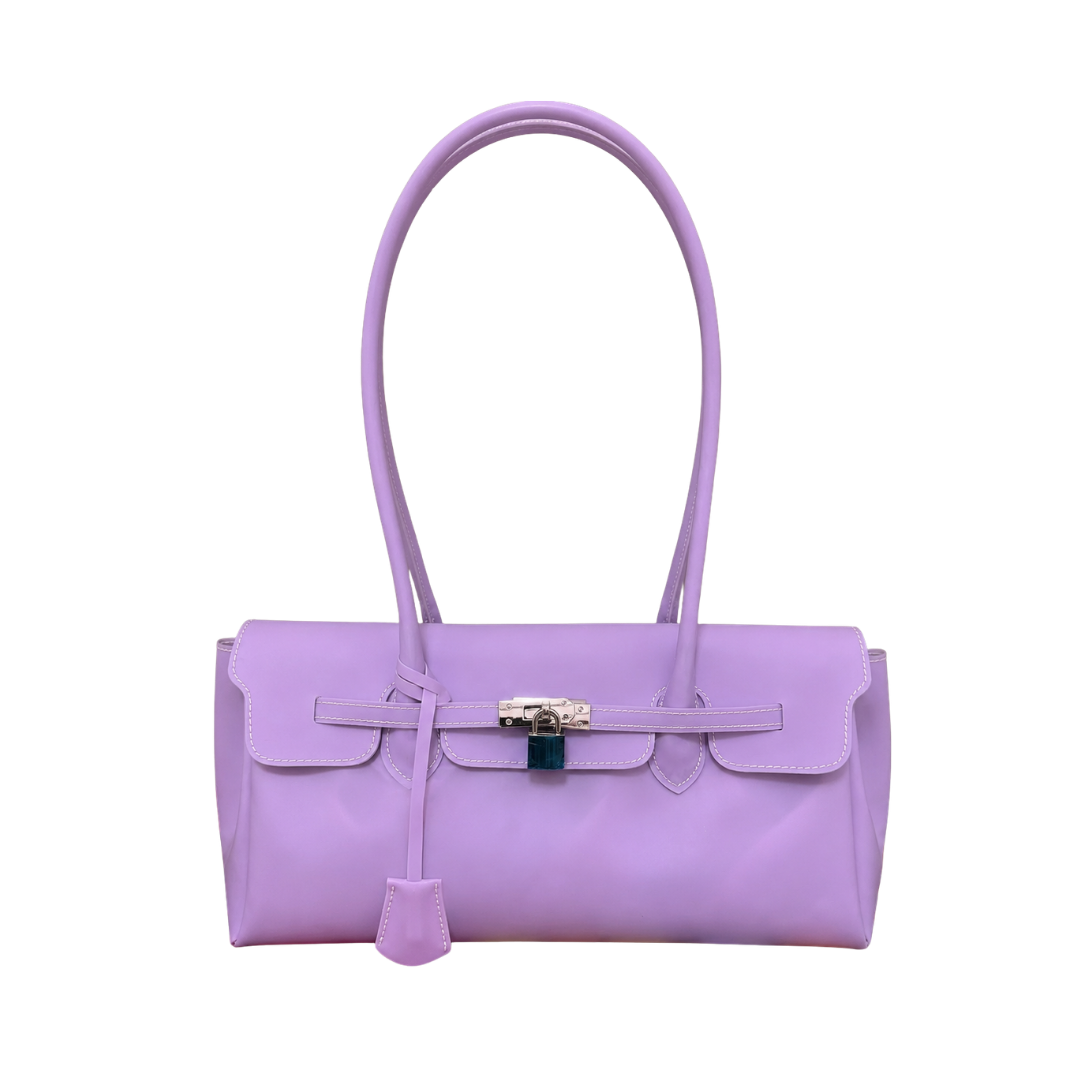 Jelly Firkin 36 JPG Shoulder Bag Lavender front view on white background