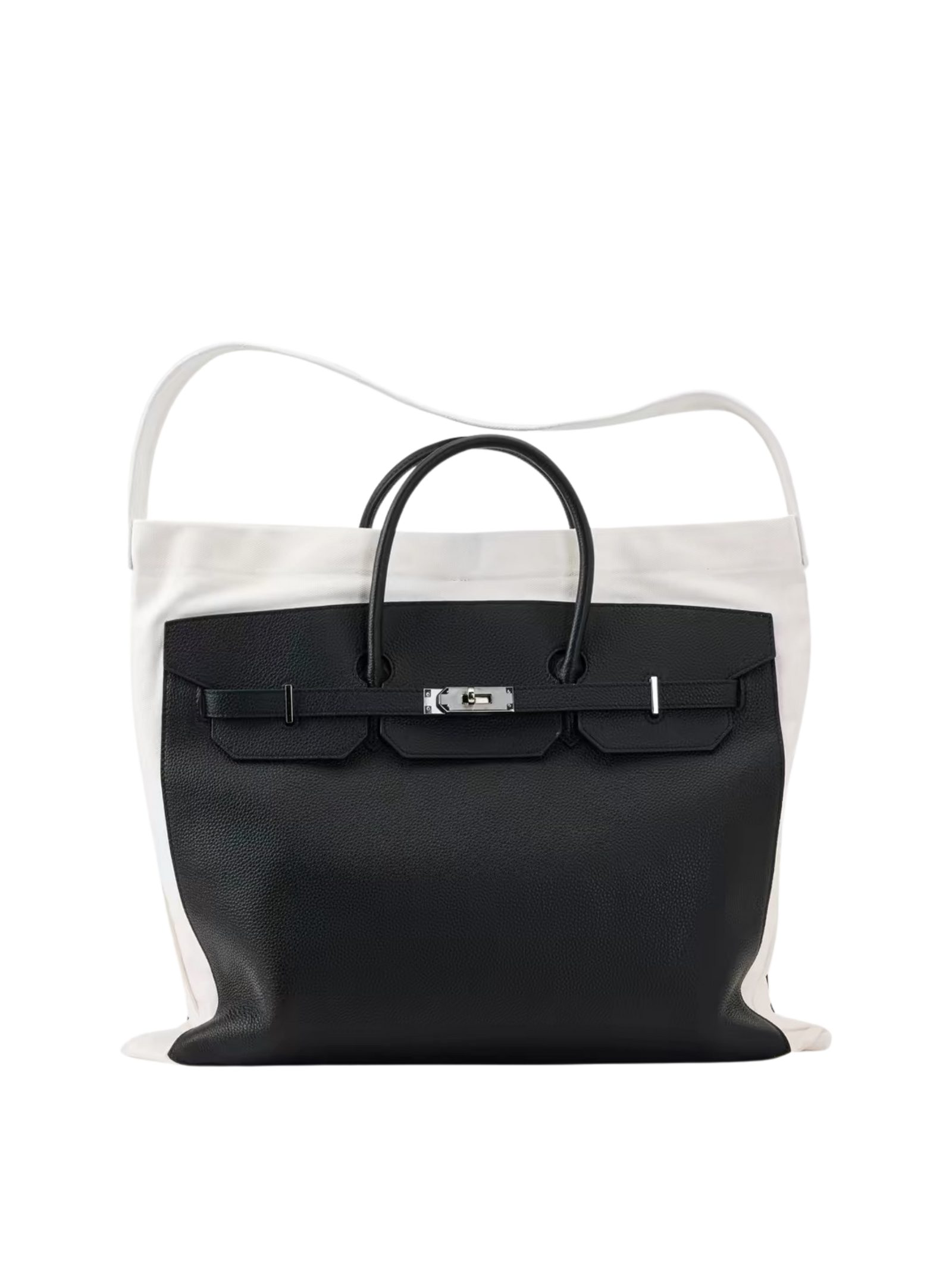 Boatkin Leather Canvas Tote Bag