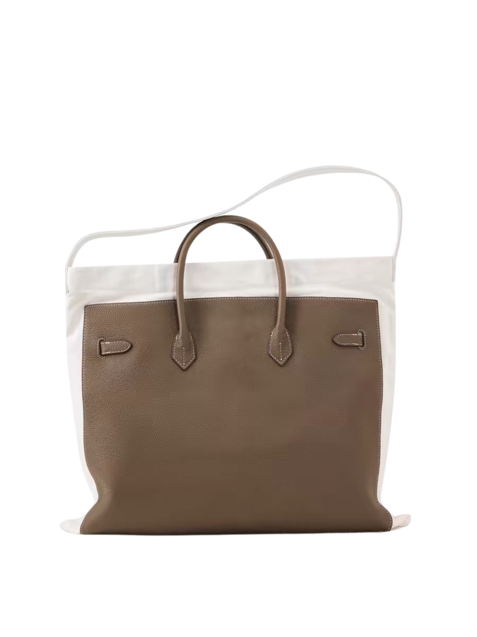 Boatkin Leather Canvas Tote Bag
