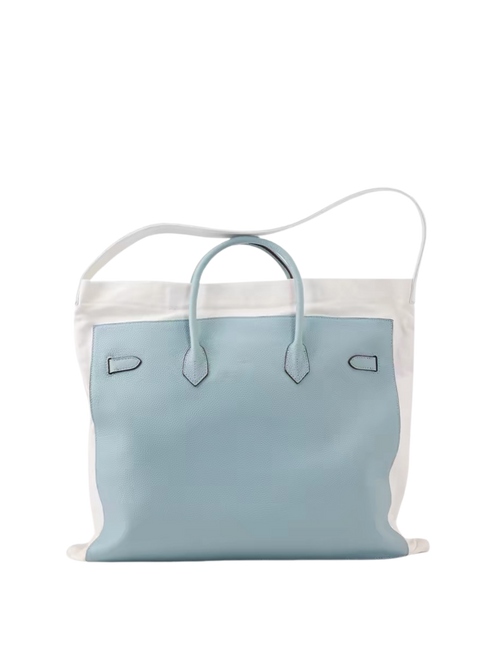Boatkin Leather Canvas Tote Bag