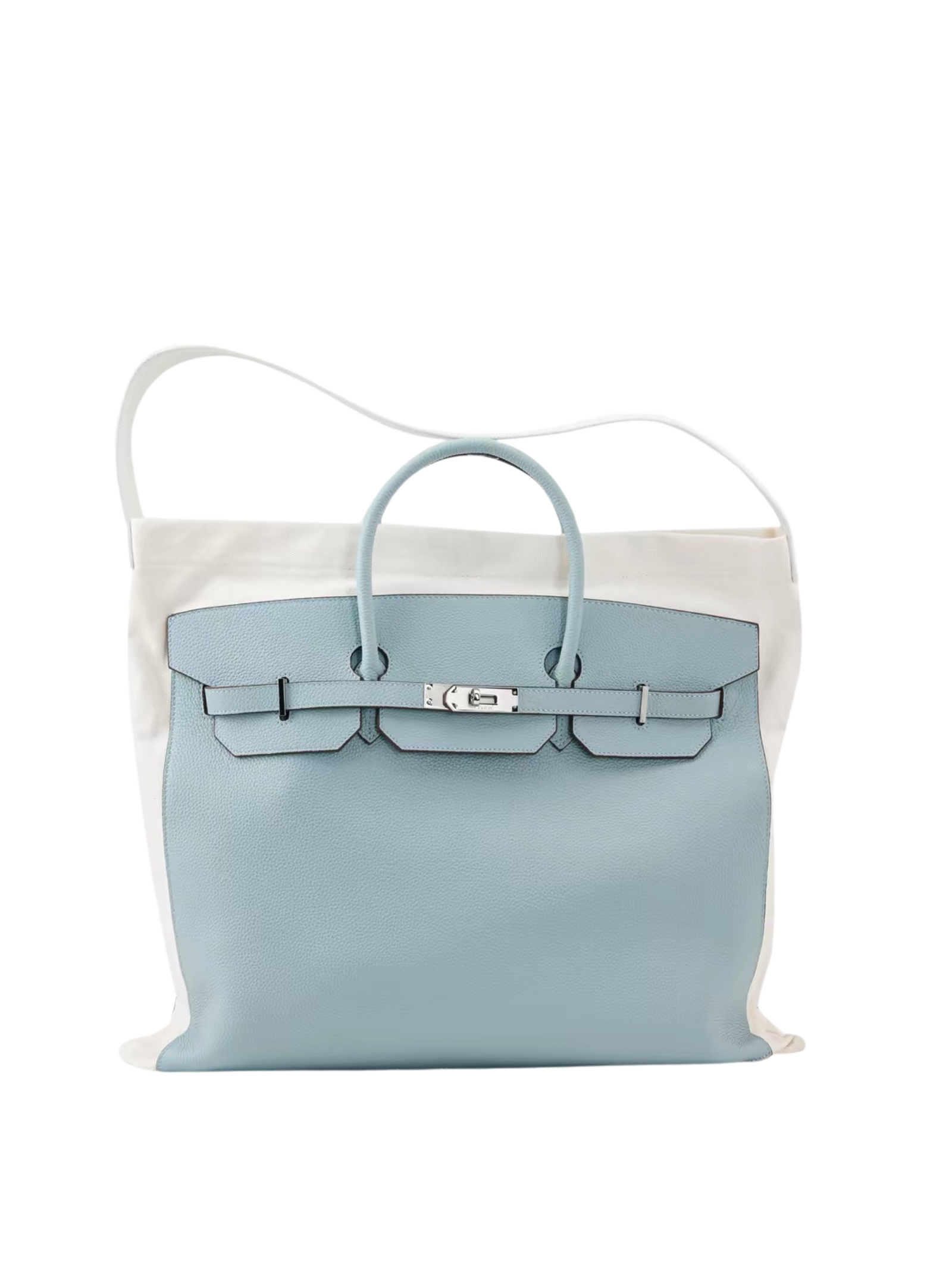 Boatkin Leather Canvas Tote Bag