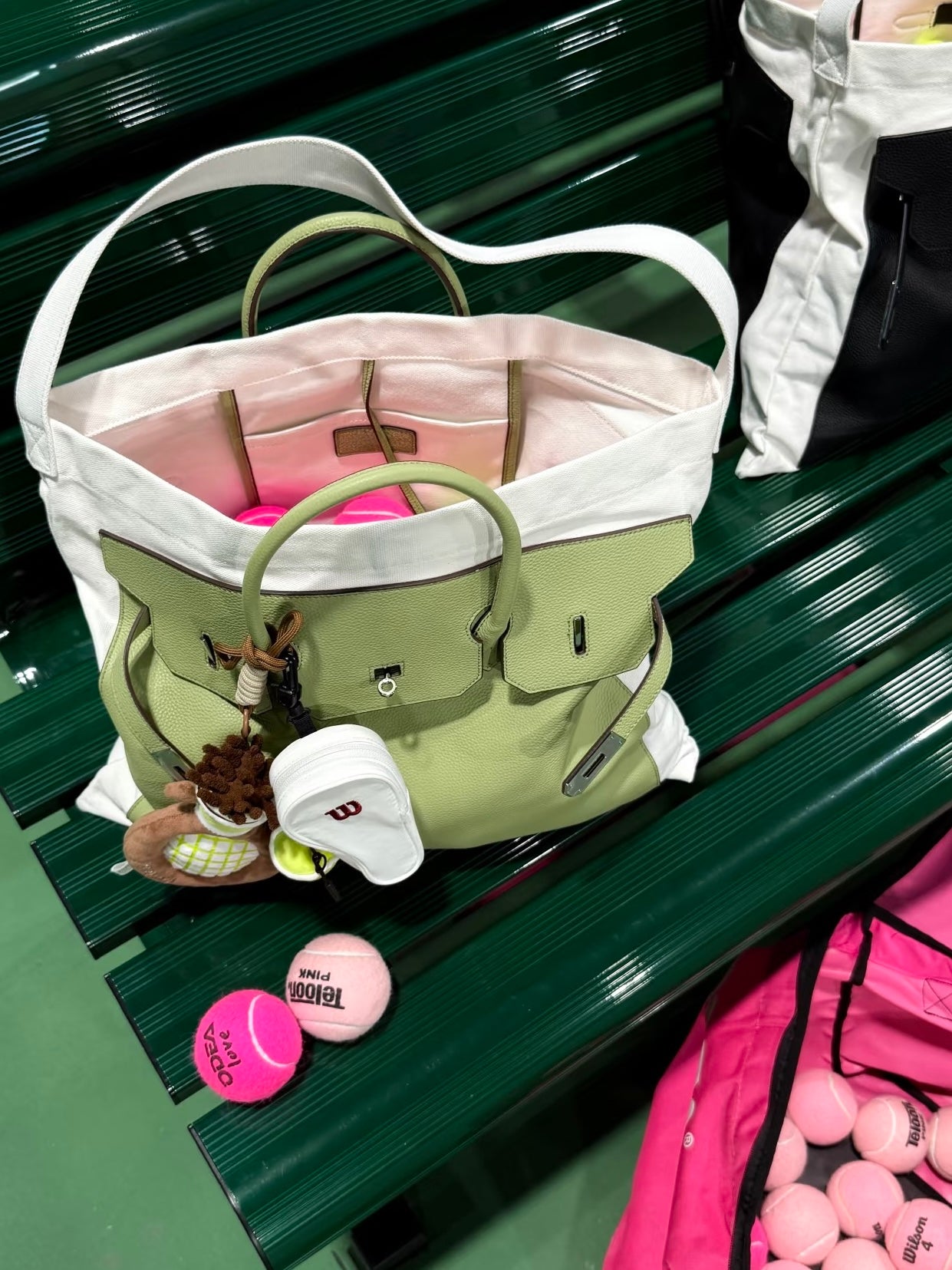Boatkin Leather Canvas Tote Bag