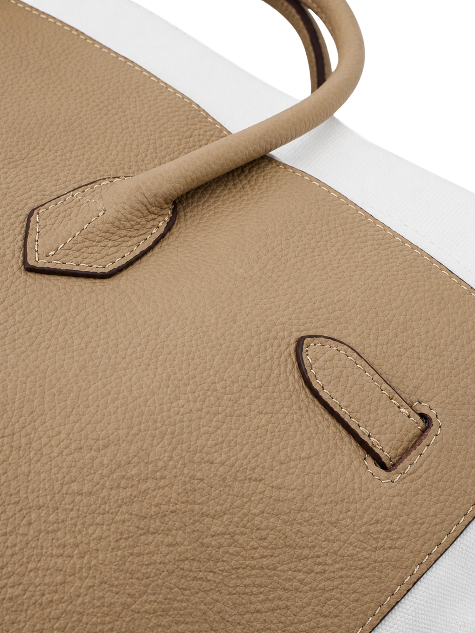 Boatkin Leather Canvas Tote Bag