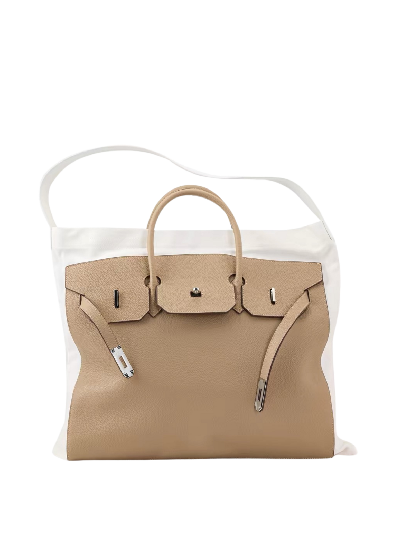 Boatkin Leather Canvas Tote Bag