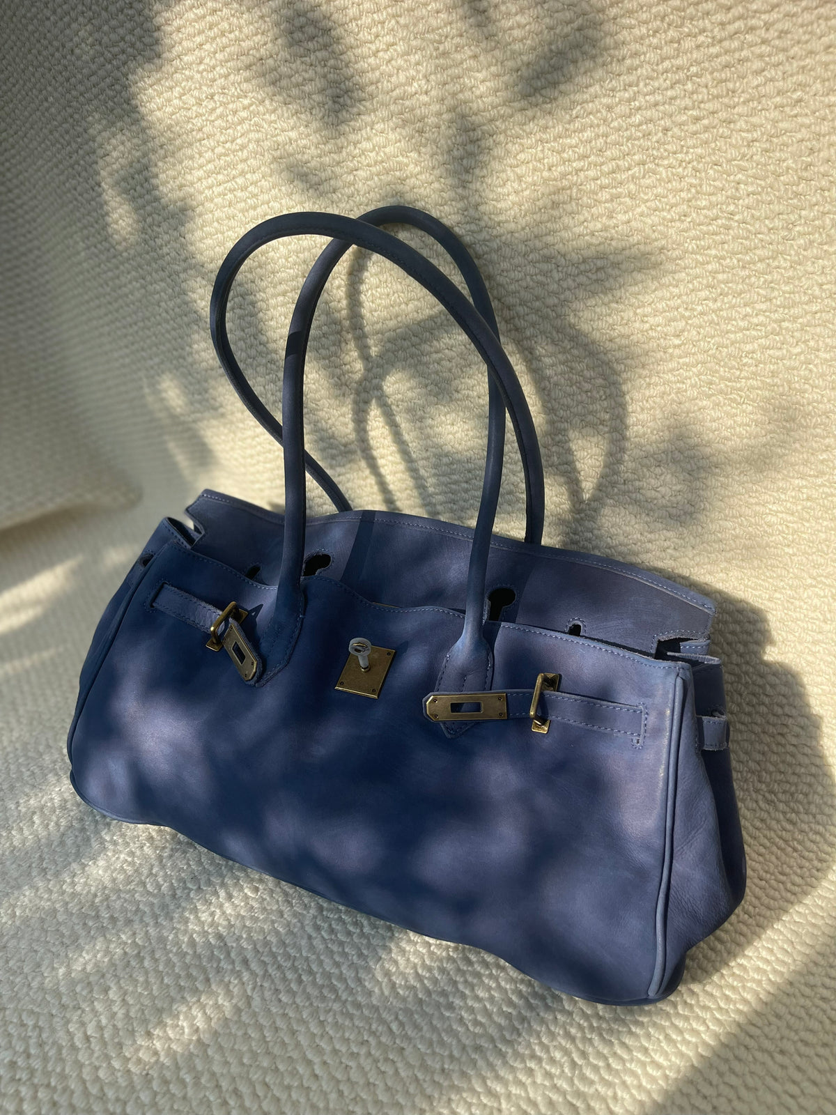 Leather Shoulder Firkin 40 Bag