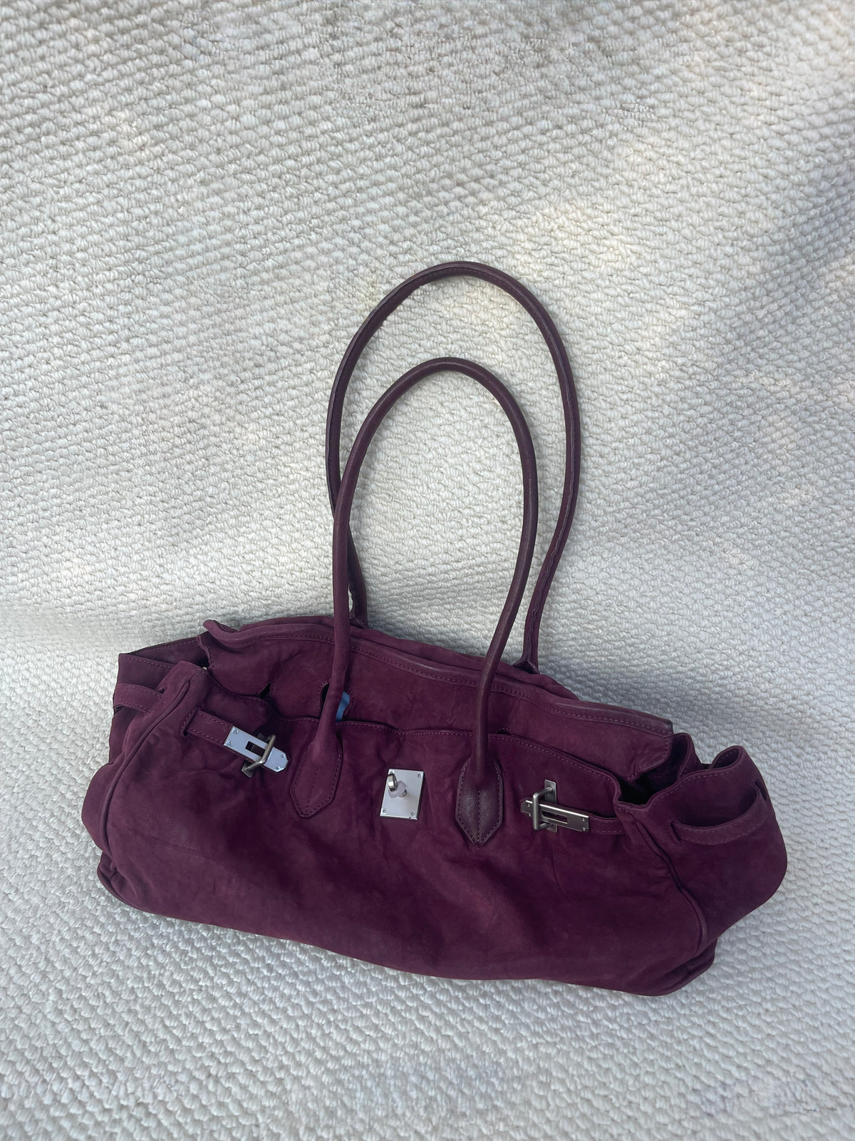 Leather Shoulder Firkin 40 Bag