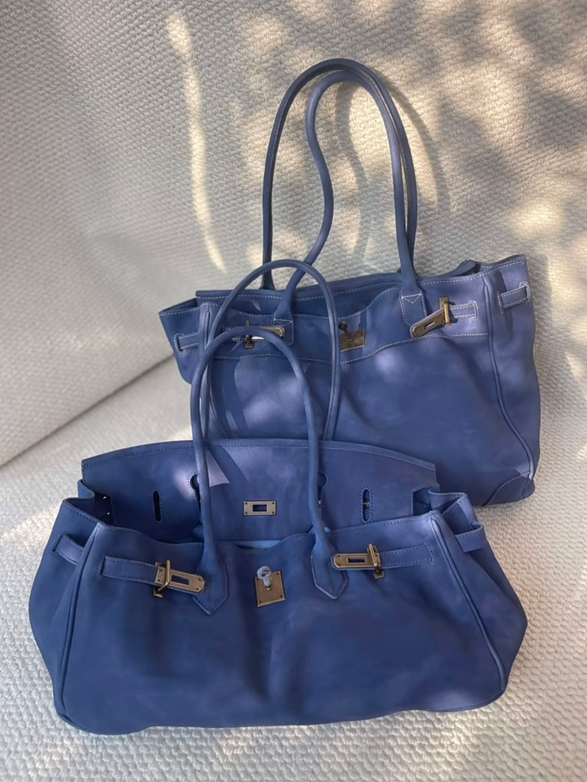 Leather Shoulder Firkin 40 Bag