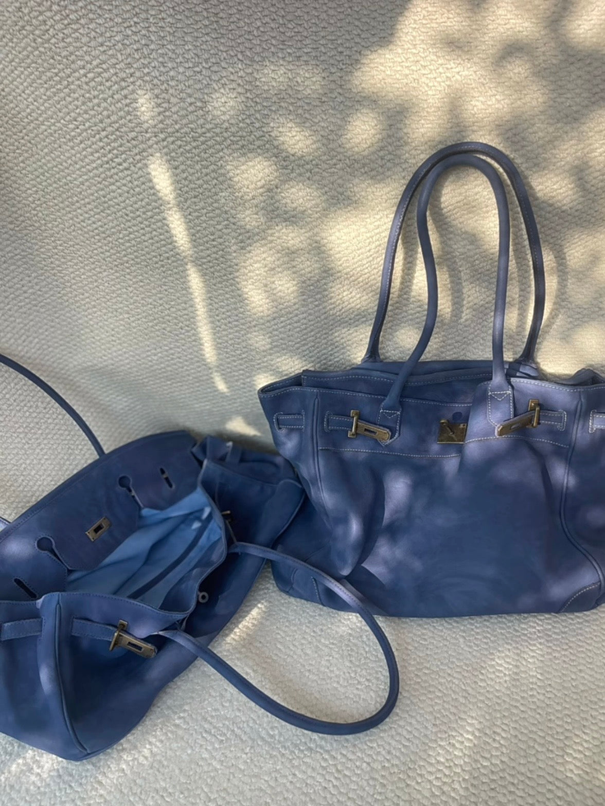 Leather Shoulder Firkin 40 Bag