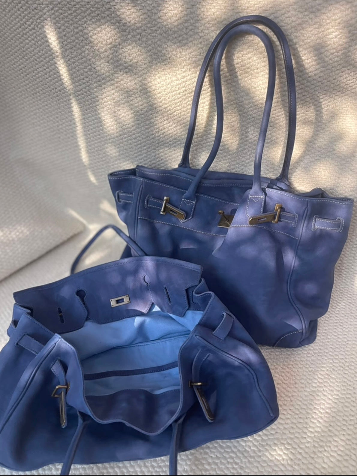 Leather Shoulder Firkin 40 Bag