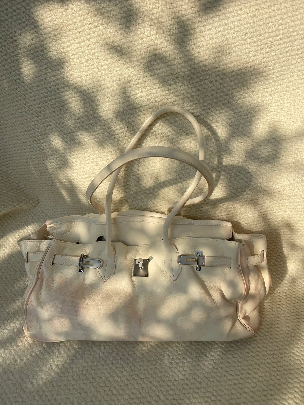 Leather Shoulder Firkin 40 Bag