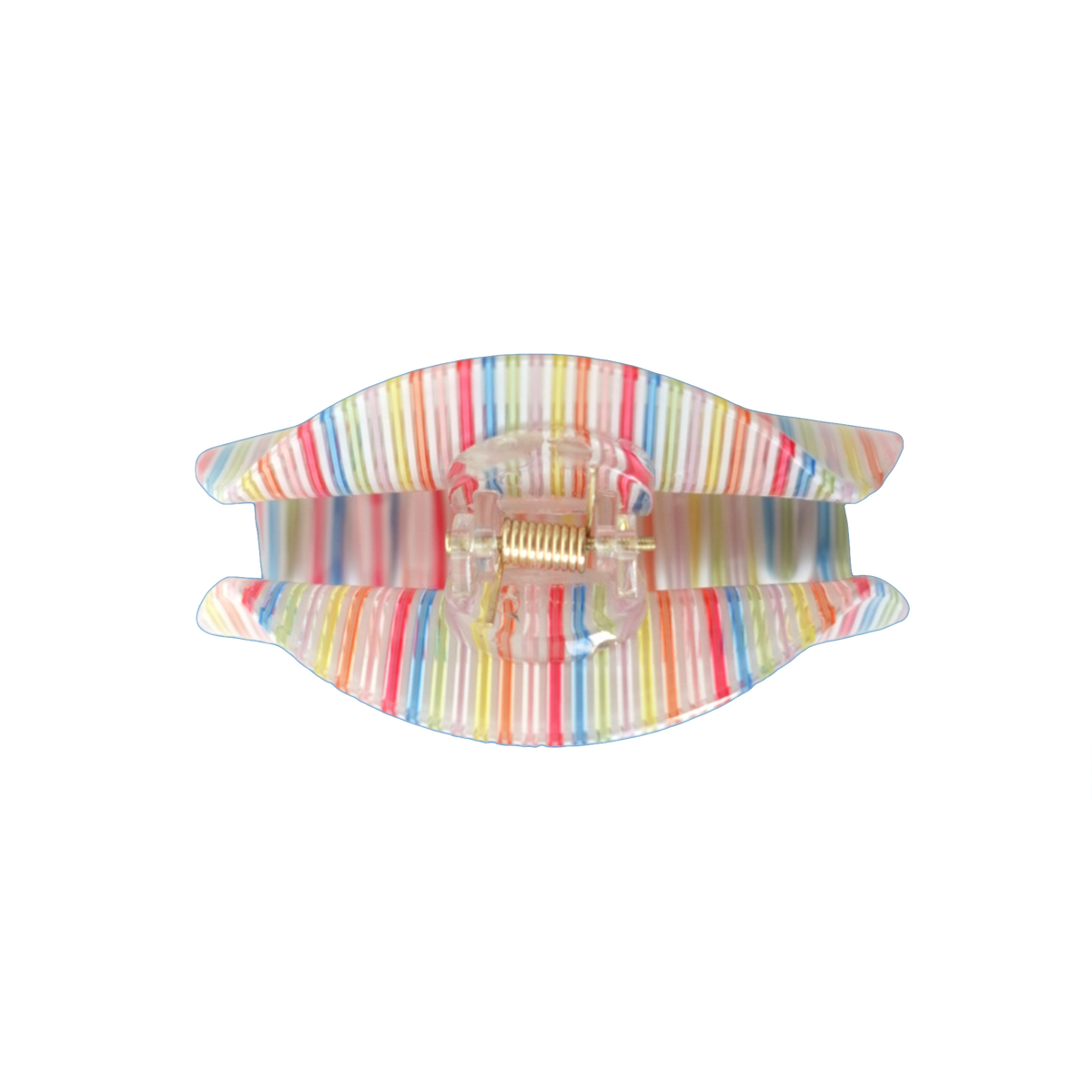Rainbow Hair Claw Clip Rainbow product photo on white background