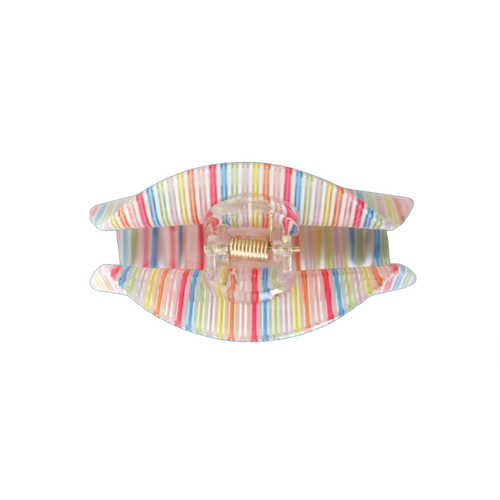 Rainbow Hair Claw Clip Rainbow product photo on white background