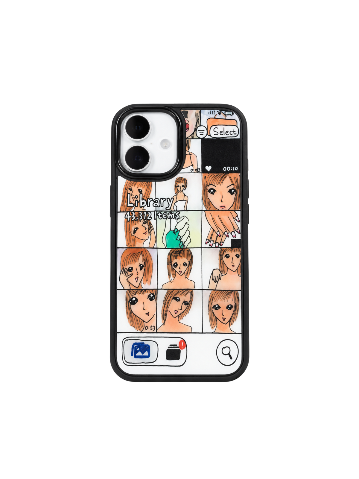 Selfie Library iPhone Case