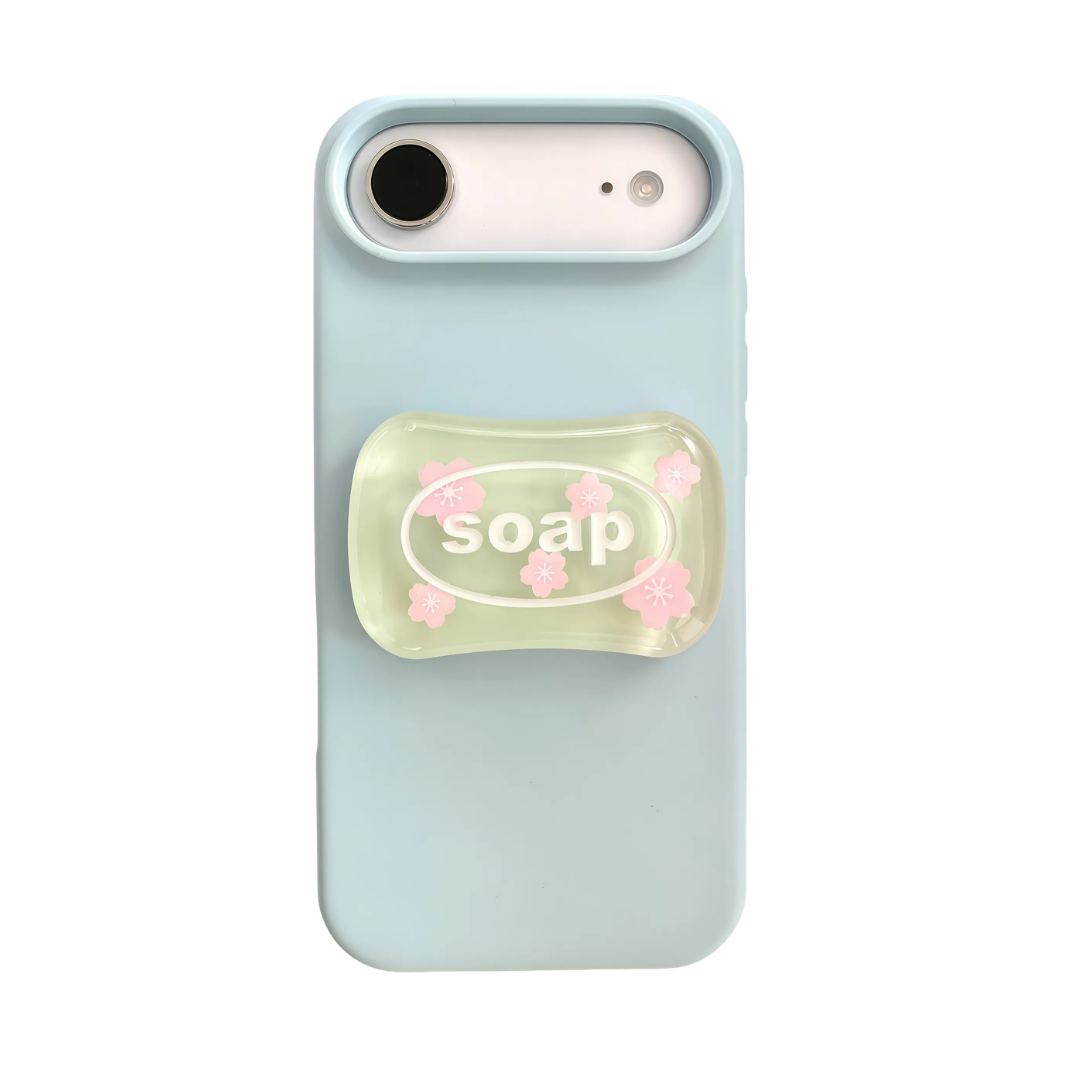 Soap Jelly MagSafe Phone Grip Sakura Milk colorway front view