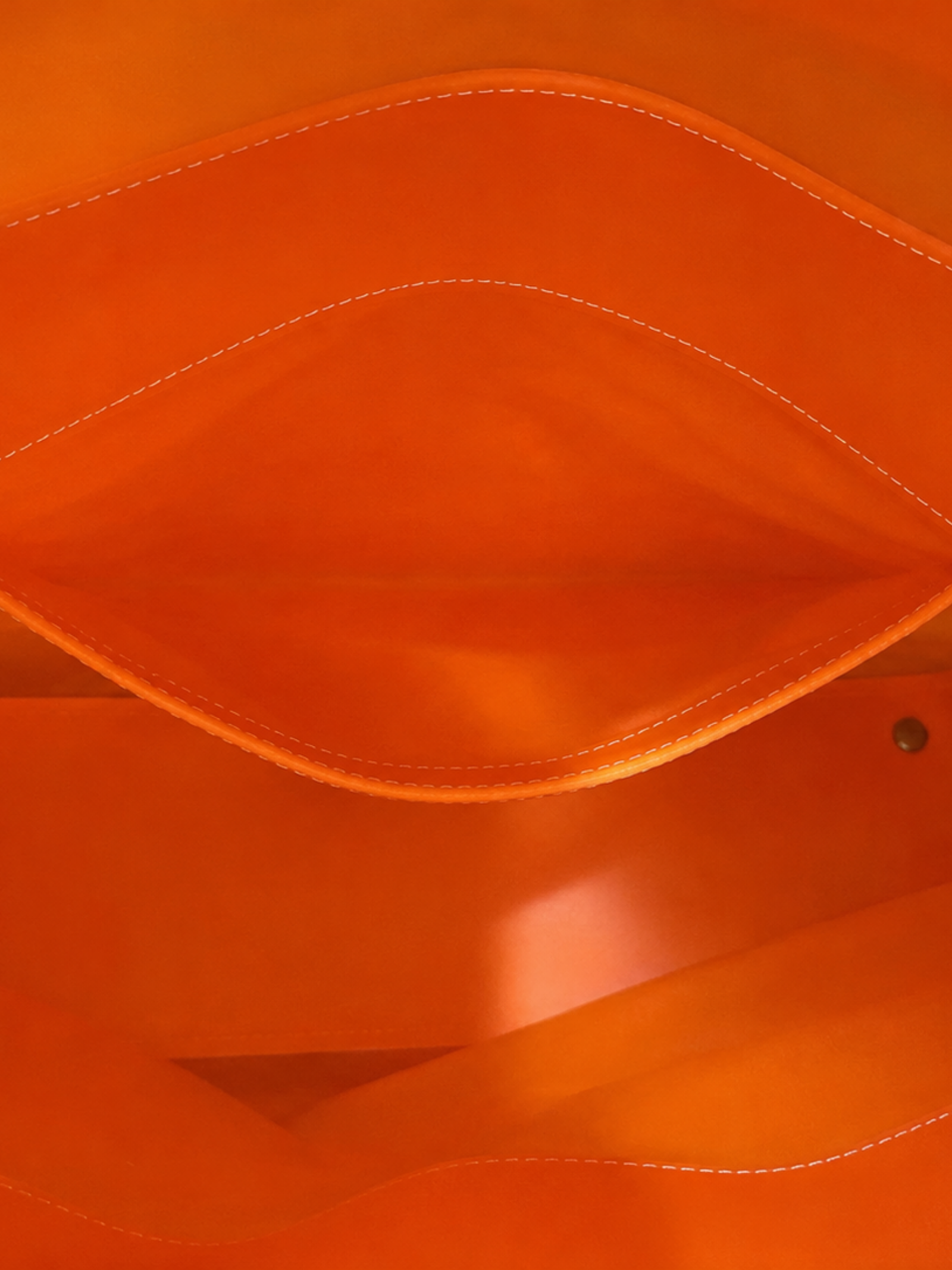 Vintage Tangerine Jelly Firkin