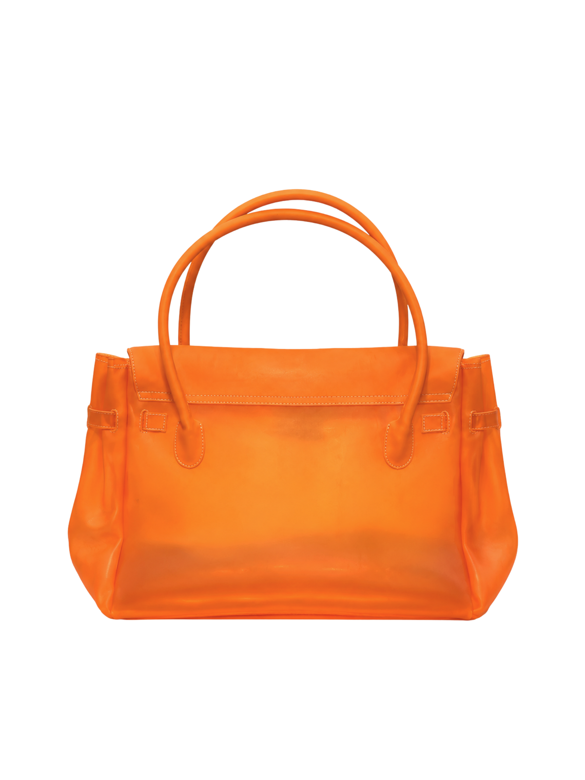 Vintage tangerine Daisy Lovers jelly tote bag – image 9