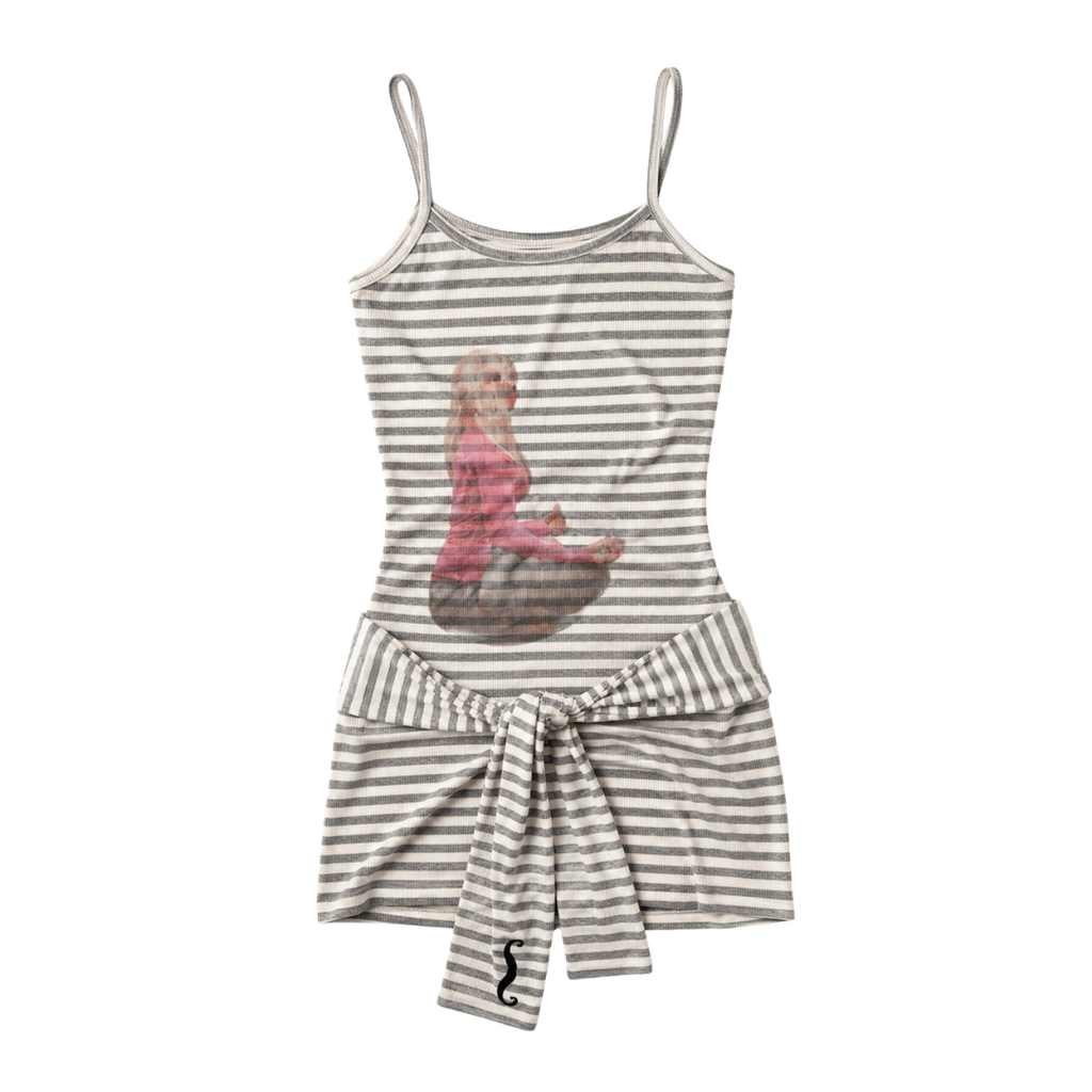 Zen Striped Mini Dress