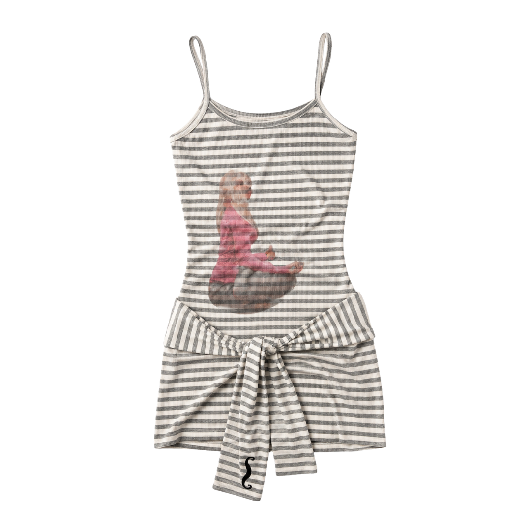 Zen Striped Mini Dress