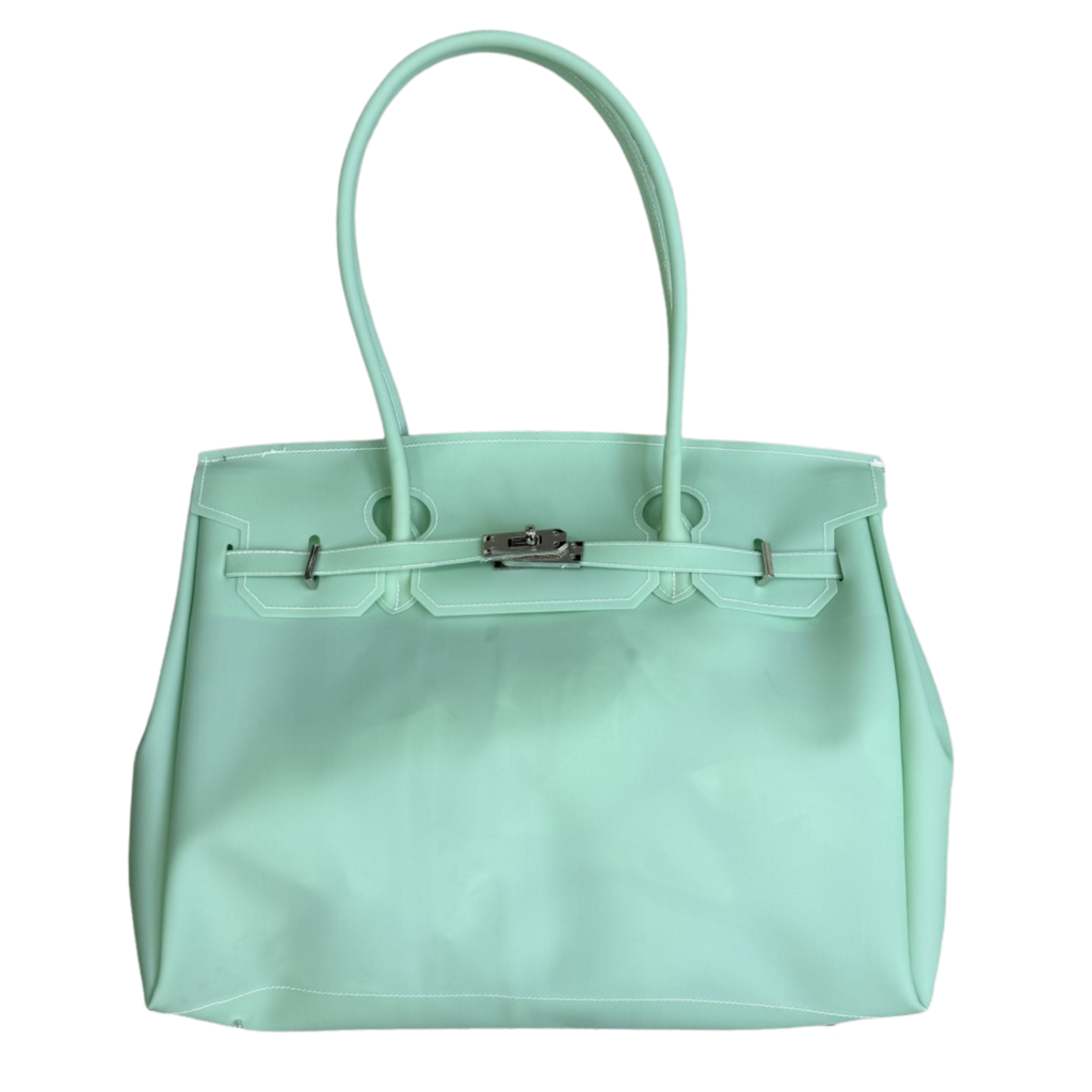 Jelly Firkin 40 Bag Classic Seafoam front view on white background