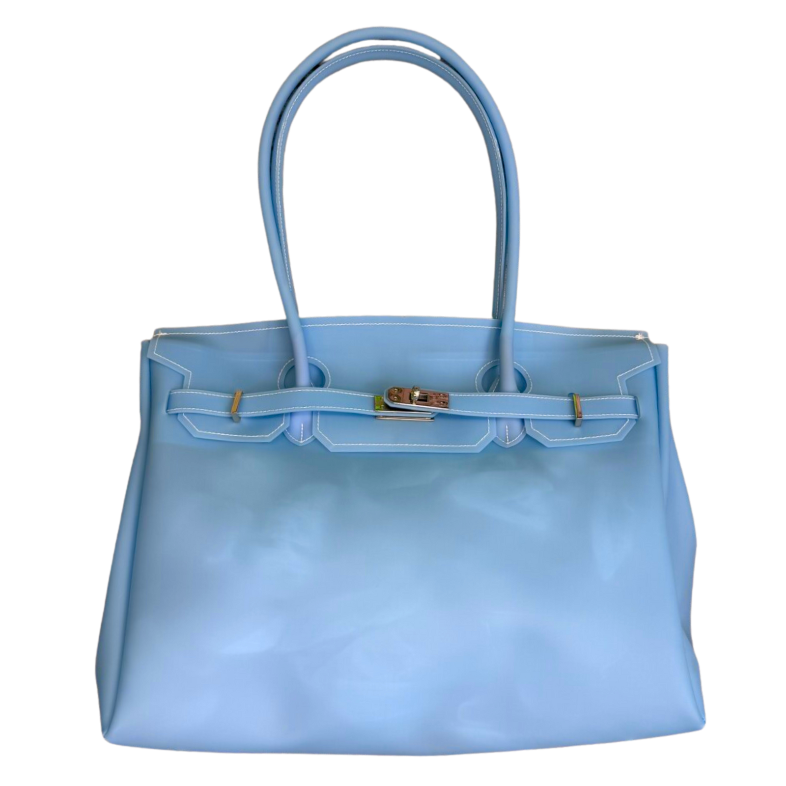 Jelly Firkin 40 Bag Classic Baby Blue front view on white background