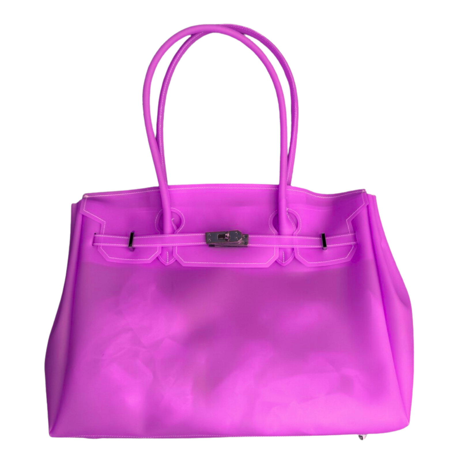 Jelly Firkin 40 Bag Classic Fuchsia front view on white background