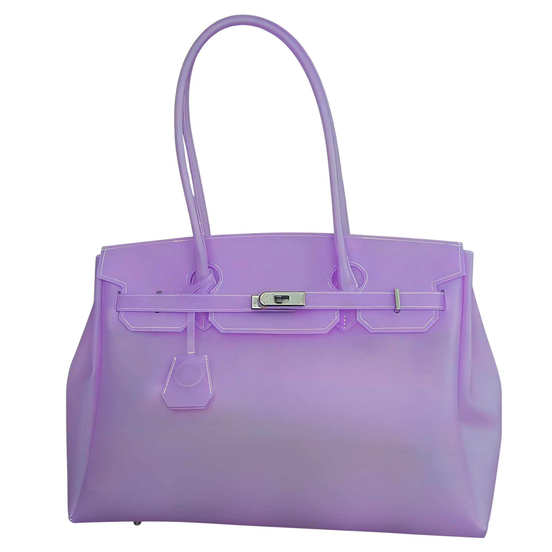 Jelly Firkin 40 TPU Bag | Translucent Birkin Bag | Hello Flower Child