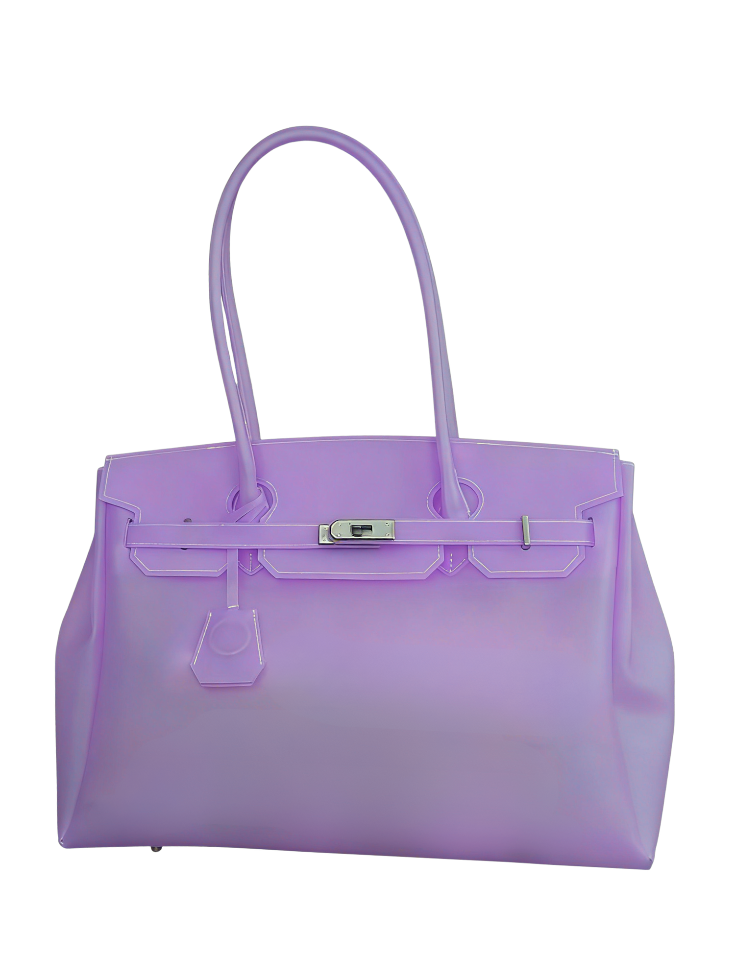 Jelly Firkin 40 TPU Bag Lavender front view on white background